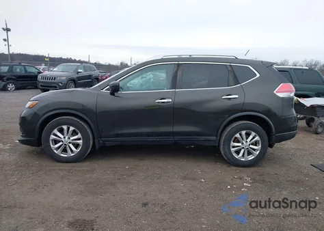 2016 Nissan Rogue Sv z USA, uszkodzony, nr VIN KNMAT2MV5GP676684
